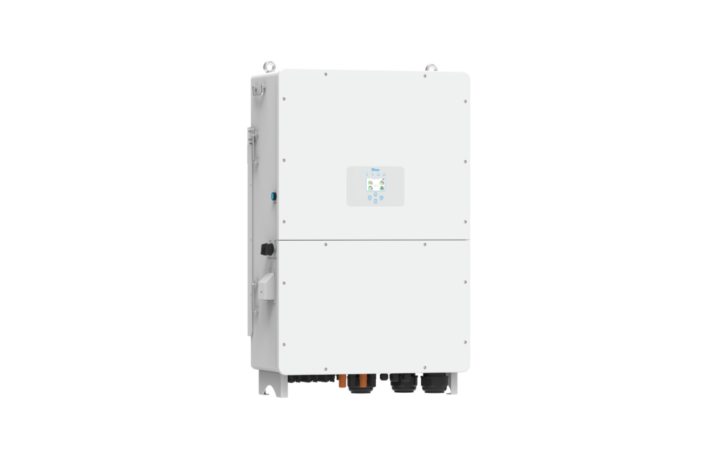 Deye SUN-125K-SG02HP3-EU-GM10 — трифазний гібридний інвертор 125 кВт (HV)